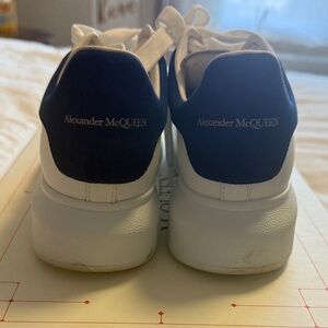 Alexander McQueen Black and White Platform Sneakers